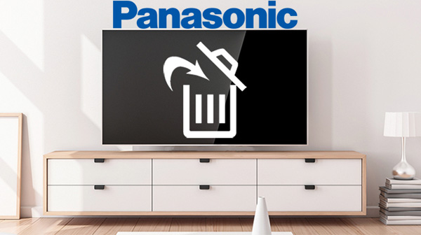 Xóa ưng dụng trên tivi Panasonic